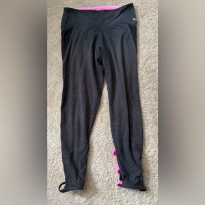 Victoria Secret PINK Black and Pink Lounge Leggings